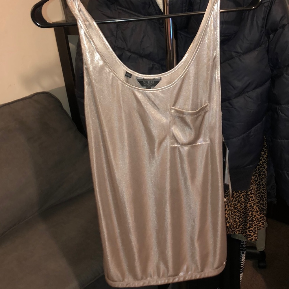 Metallic soft shirt